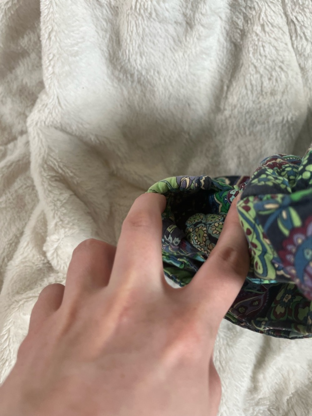 NWOT 2000's Vera Bradley Floral Crossbody Bag in Green and Blue - Picture 5 of 8